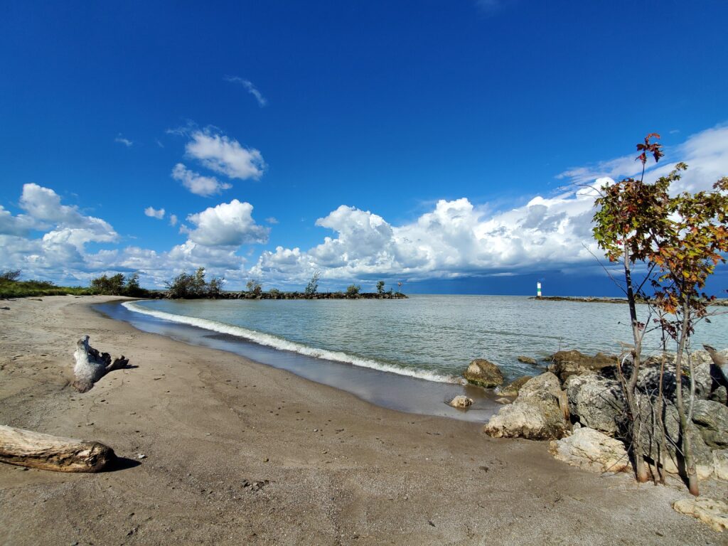 This beautiful beach is located steps away from Motorcoach Resort Lake Erie Shores! It is accessible by the resort's Sunset Trail.