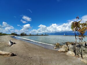 This beautiful beach is located steps away from Motorcoach Resort Lake Erie Shores! It is accessible by the resort's Sunset Trail.