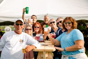 Perfect food pairing at the Perch & Pilsner Festival while visiting MotorCoach Resort Lake Erie Shores this year.